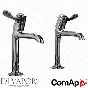 Comap PY Comap Performa 2158QT 1/4 Turn Lever Pair of High Neck Sink Tap to BS5412 Spare Parts